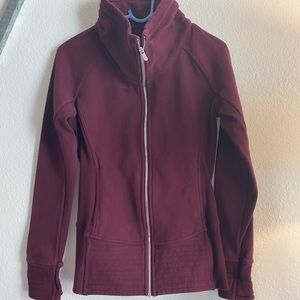 Lululemon Zip Up! Color: burgundy